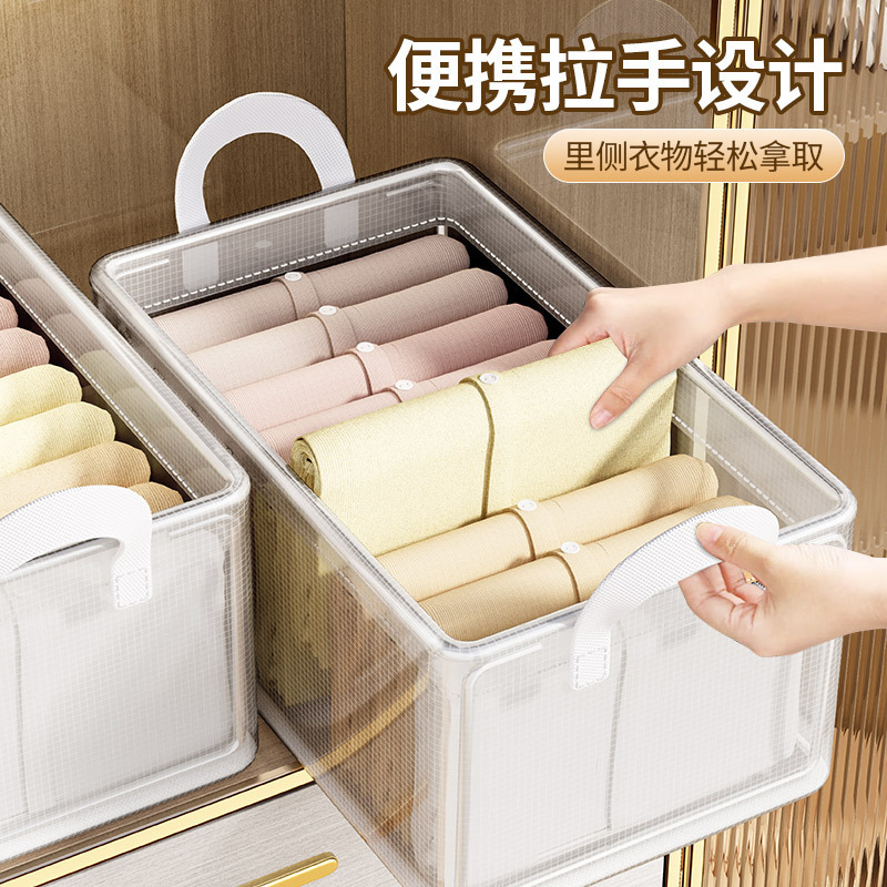 PVC Quilt Storage Bag Transparent Clothes Storage Box Washable Dust-proof Moisture-proof Storage Finishing Moving Travel Bag