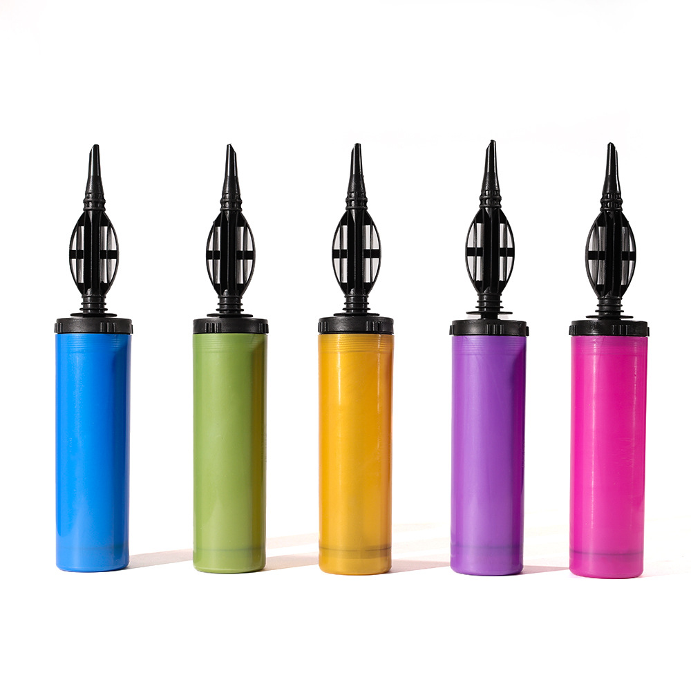 Picture of Balloon Hand Push Inflator Macaron Color Balloon Inflation Tool Portable Hand Push Inflator Pump