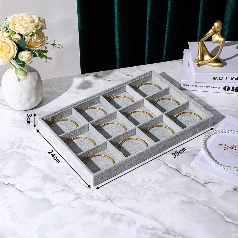 Picture of Jewelry Display Tray Advanced Necklace Rack Ring Handstring Box Bracelet Earrings Stall Bracelet Jewelry Jewelry Disc