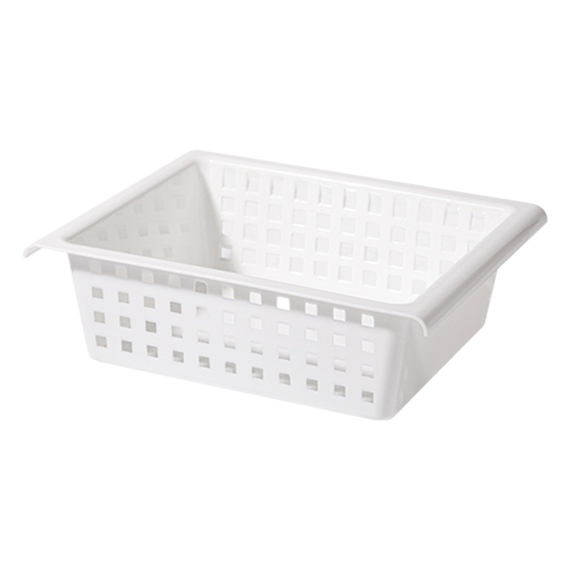 Picture of Japanese-style punch-free telescopic rod storage rack storage basket kitchen floor cabinet sink wardrobe layered multi-functional storage rack