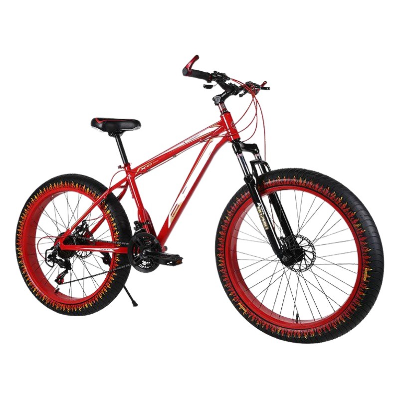 Factory wholesale off-road beach snow aluminum alloy bicycle widened large tire 4.0 variable speed mountain bike zxc