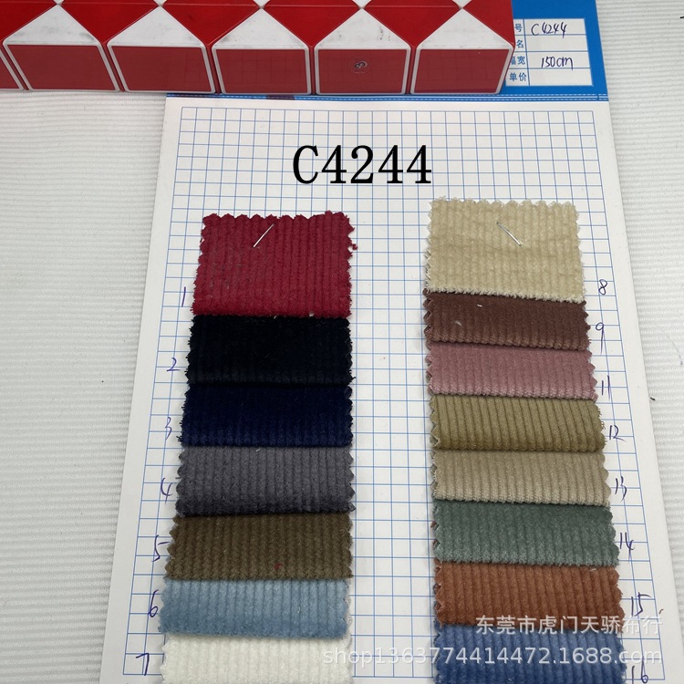 Cotton Stretch 11 Pit Bubble Corduroy 11 Pit No Elasticity Double Corduroy Good Quality No Elasticity 11W Corduroy