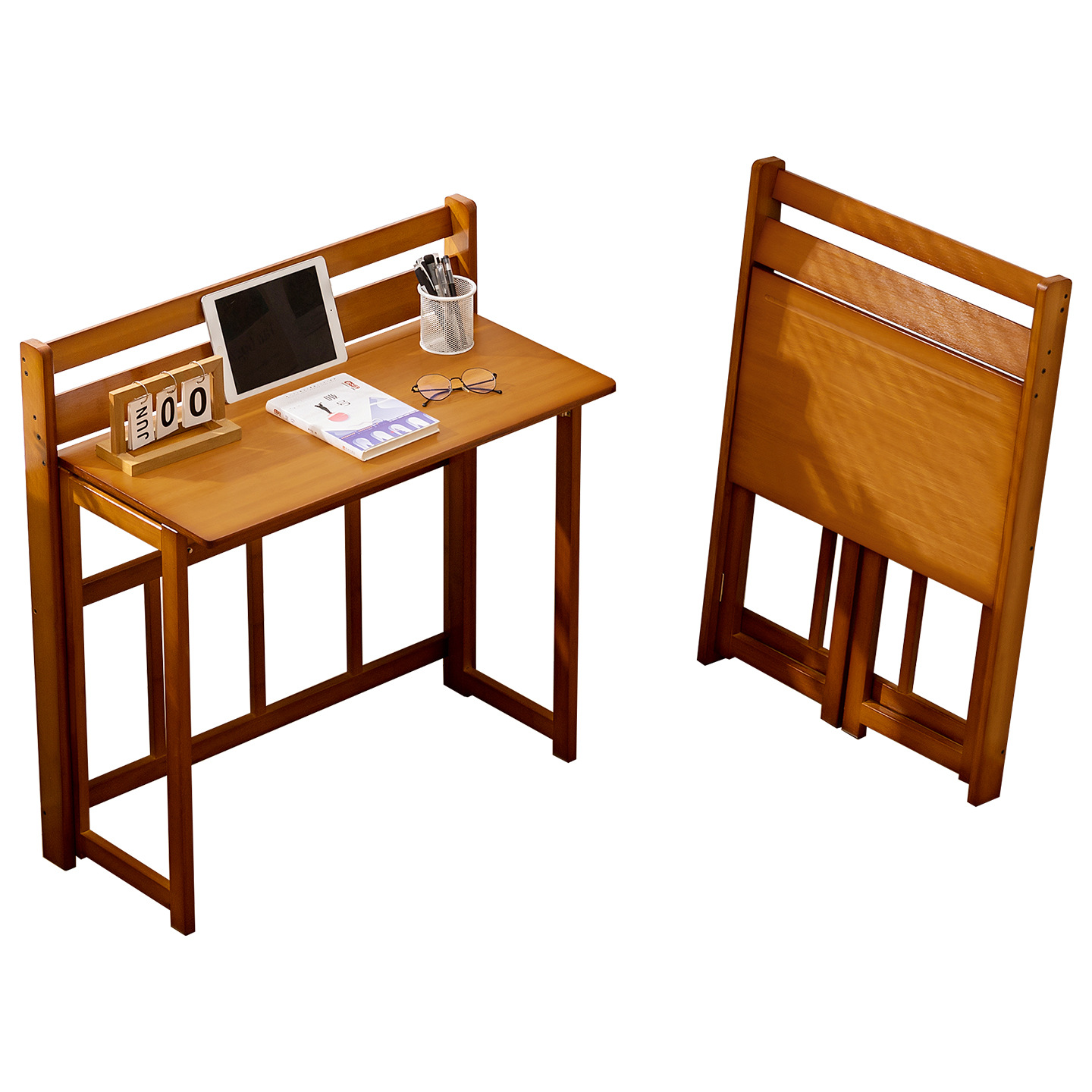 Picture of Foldable student desks and chairs, study desks and chairs set, home computer desk, desktop desk, simple children's study desk