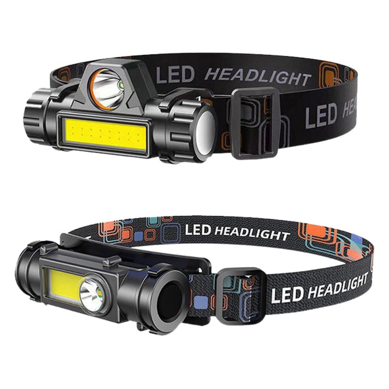 Picture of Cross-Border Led Headlight, Outdoor Rechargeable Headlight, Strong Light Flashlight, Magnet Night Fishing Light, Outdoor High-Brightness Lighting