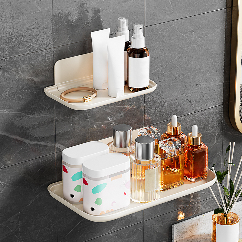 Foldable Storage Rack Wall Hanging Folding Board Bathroom Storage Clothes Bathroom Storage Wall Hanging Punch-Free Storage Rack