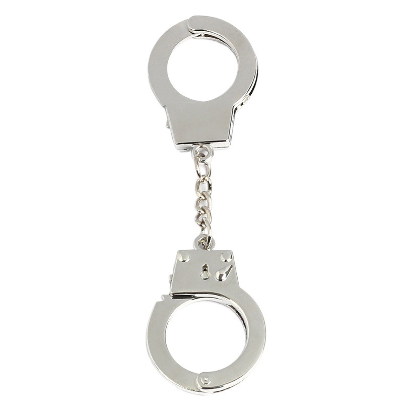 Creative Gift thumb toy metal bag pendant zinc alloy leisure entertainment mini simulation handcuffs keychain