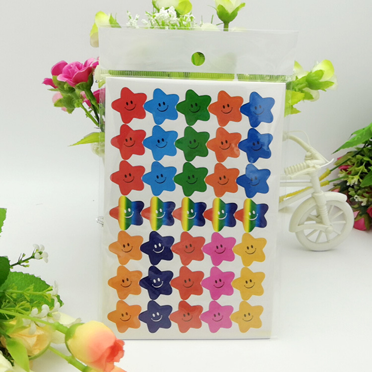 Picture of Spot smiley stickers children's kindergarten reward stickers color digital alphabet sticker sticker wholesale