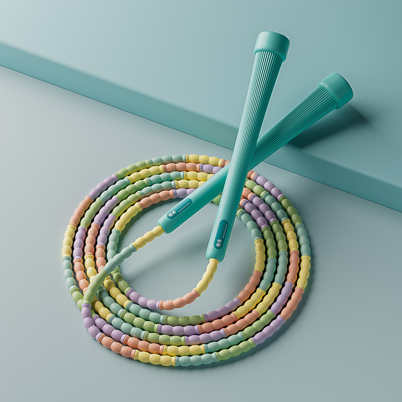 Children's Skipping Rope Primary School Special Kindergarten Beginner First Grade Large Class Kidsren Professional Entry Rope Bamboo Skipping Rope