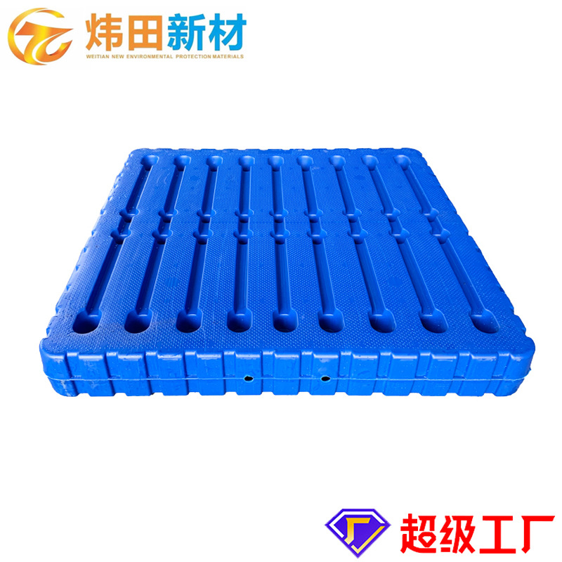 Picture of Full double-sided 1412 hollow blow molding tray heavy-duty thickened cold storage supply chain plastic fork plate integrated flat plate