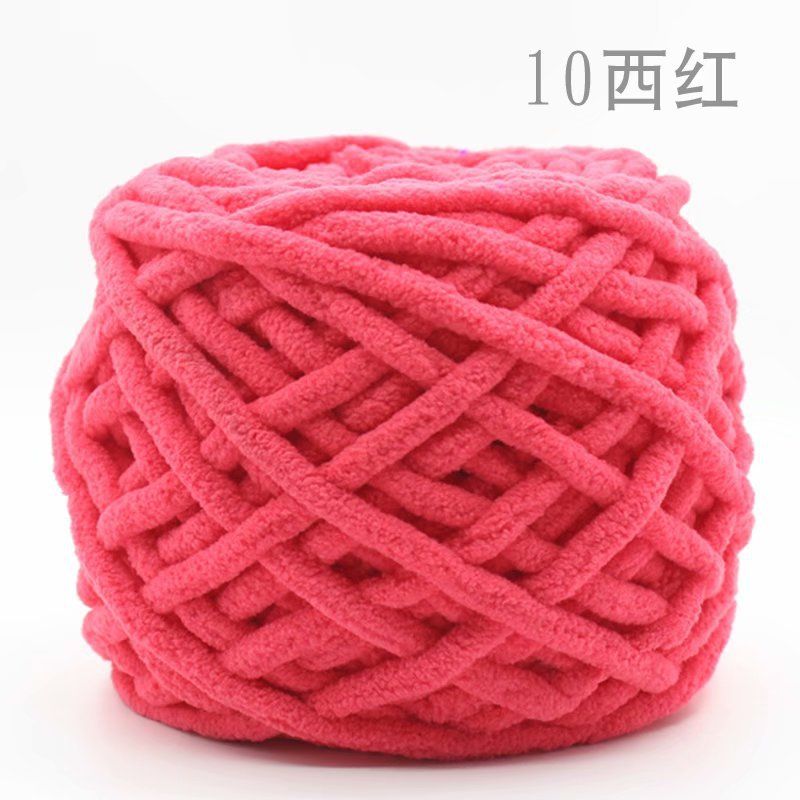 Picture of Ice Strip Yarn Single Strand Ice Strip Yarn Crochet Shoe Yarn Small Ice Strip Handmade Carpet Yarn Thick Yarn Scarf Yarn Ball