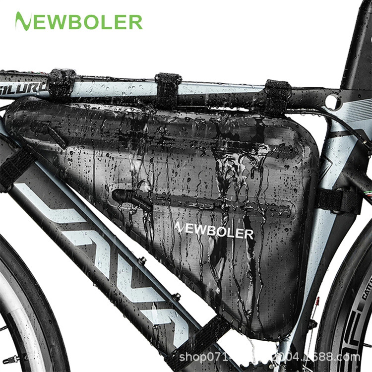 Bicycle Bag Triangle Bag Upper Tube Bag Front Beam Bag Large Capacity Waterproof Mountain Bike Cycling Equipment Cycling Bag