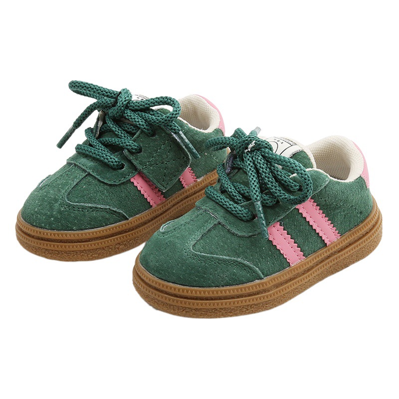 Microphone bear contrast color children's shoes baby toddler shoes casual shoes spring boys and girls board shoes baby sneaker