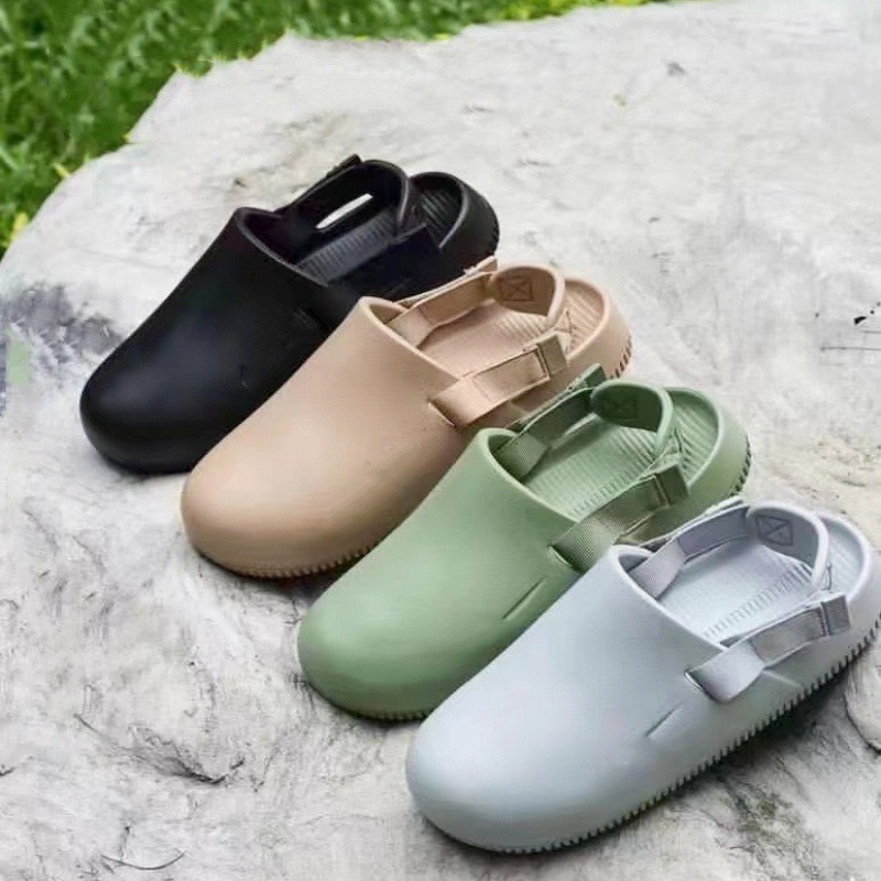 Eva New Women's Mules Birkenstock Men's Slippers Non-Slip Closed-Toe Sandals Sporty Slip-On Flat Sandals