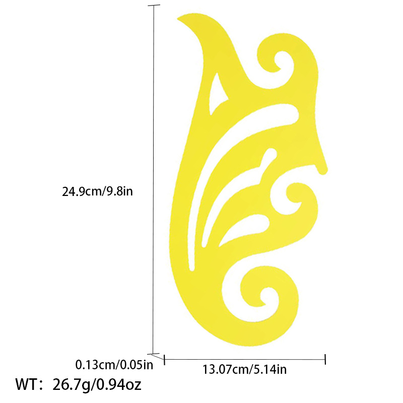 Picture of Pattern printing ruler clothing scale pattern making clothing curve cutting sewing tool multi-functional pattern printing ruler