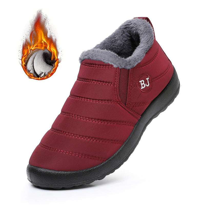 Picture of Cross-Border Dropshipping Cotton Shoes, Winter Snow Boots, Fleece-Lined Thick Cotton Boots, Ultra-Light Warm Casual Walking Shoes, Lightweight and Warm