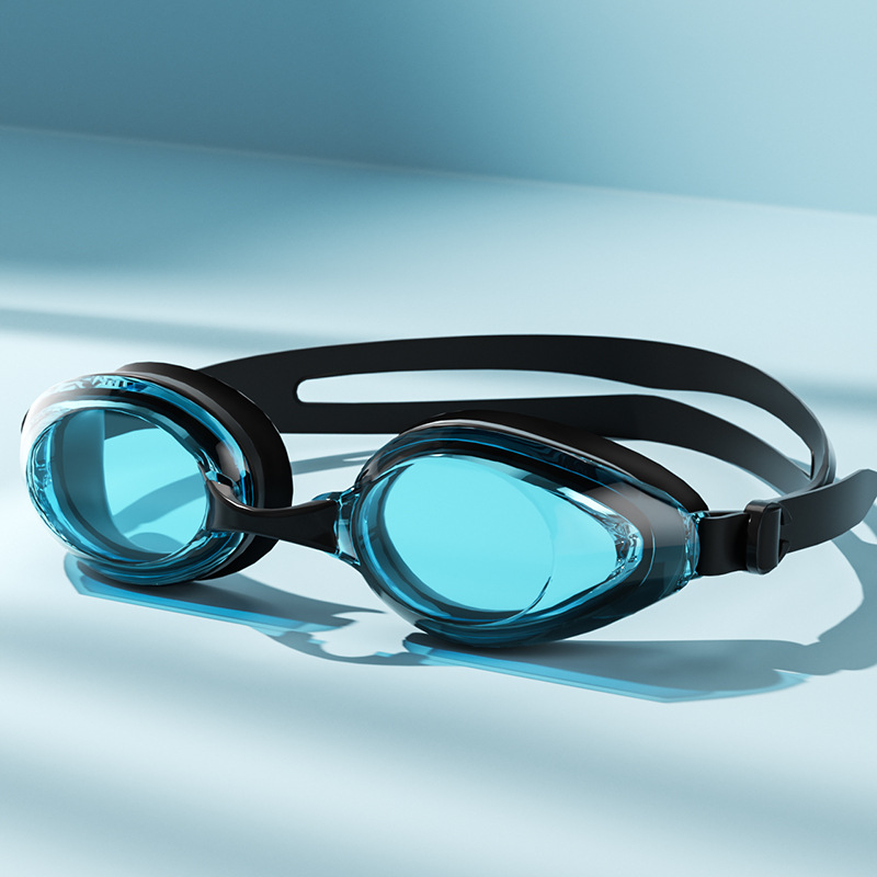 Picture of Cross-border adult men's and women's swimming goggles waterproof anti-fog HD myopia diving eye protection swimming glasses professional equipment swimming cap