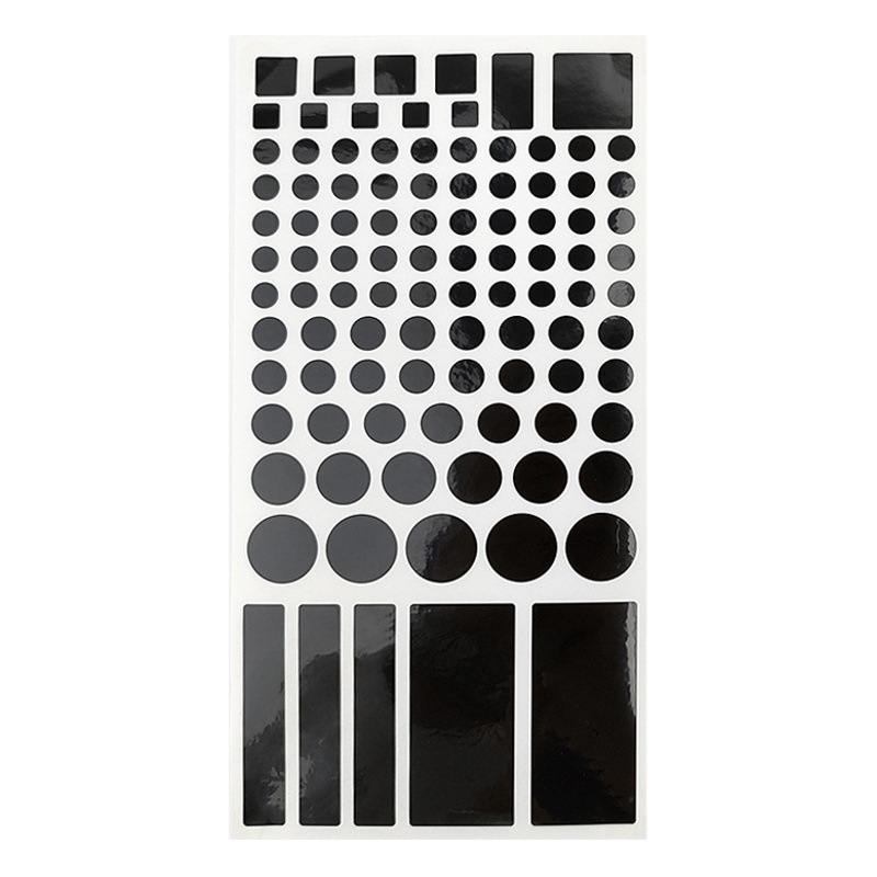 Amazon Black Led Dimming Sticker 50-80% Light Blocking Opaque Masking Paper Masking Pet Tape with Adhesive Backing