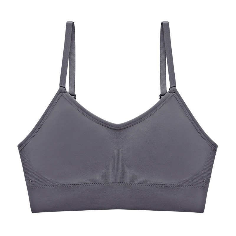 Picture of New seamless inner beauty back push up tube top short sports wireless breathable anti-sagging girl bra