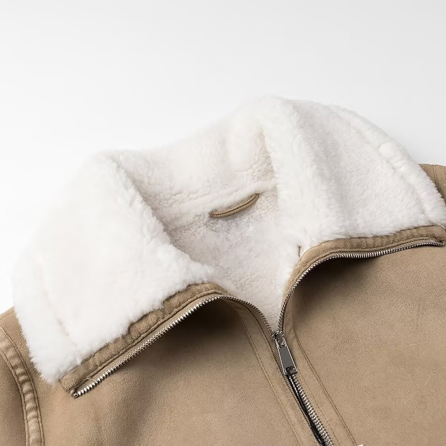 Picture of 2024 Winter New European and American Cross-border Women's Street Fashion Fur Jacket Coat 2276