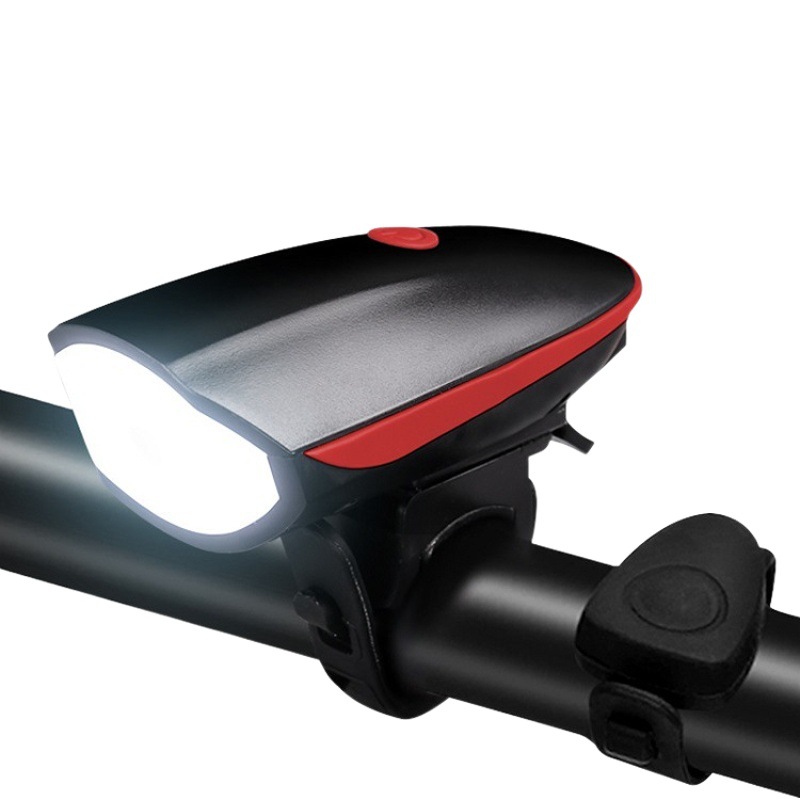 Cross-border dedicated USB charging highlight bicycle headlight horn lighting outdoor equipment riding mountain bike accessories