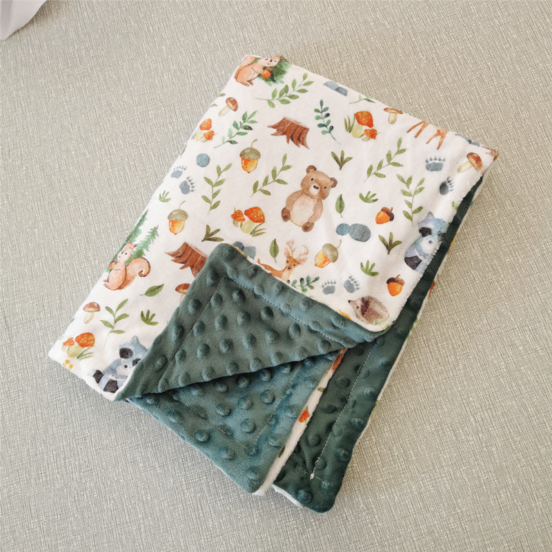 Peilan Cross-border New Baby Blanket Spring and Summer Bean Blanket to Soothe Newborn Baby Blanket Air Conditioning Blanket in stock Generation