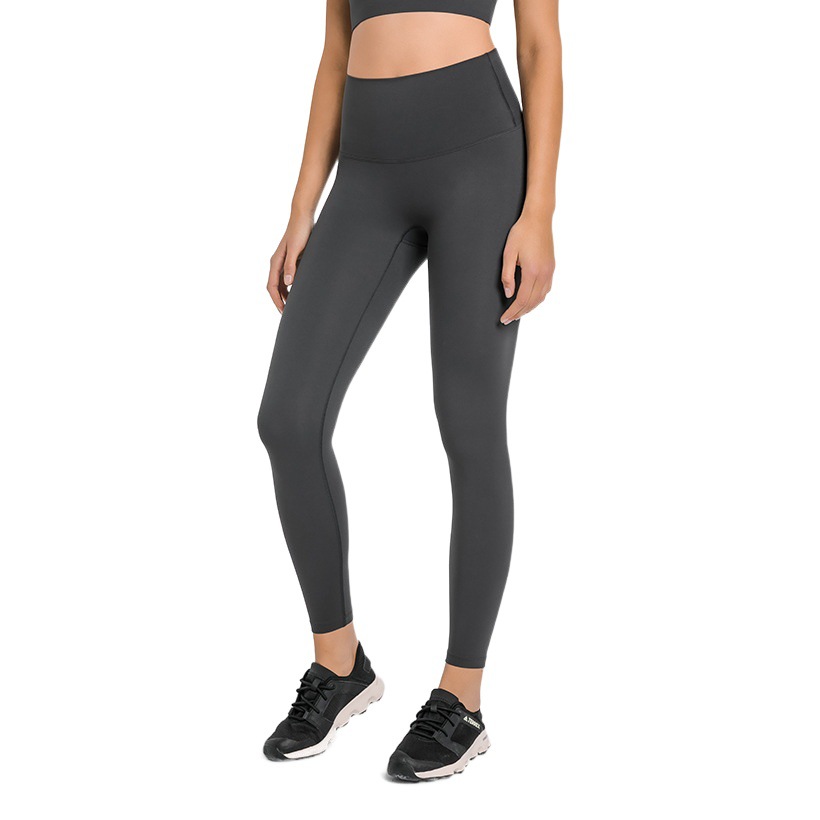 A generation of new naked feeling without embarrassment line plus high waist yoga pants women's hip running fitness pants