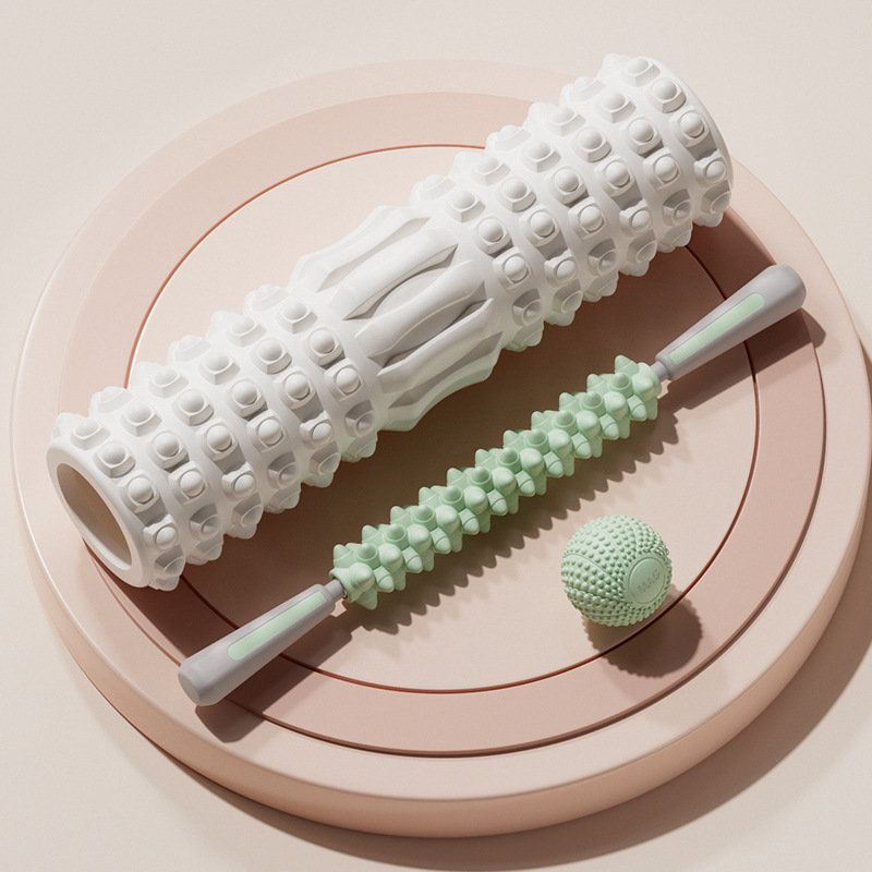 Picture of Yoga Massage Stick Mace Massage Roller Non-thin Calf Muscle Relaxation Artifact Roller Rolling Thigh Langya Stick