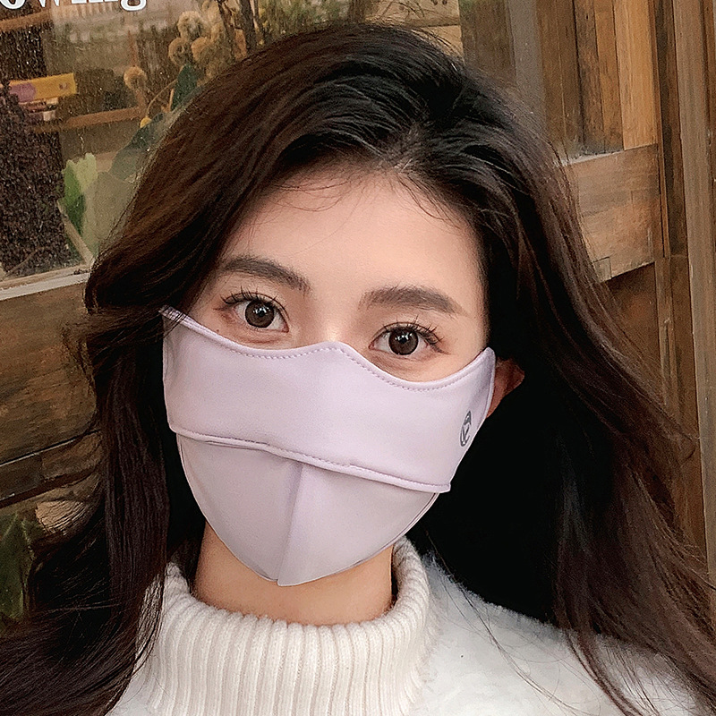 Picture of 2025 Autumn and Winter Warm Mask for Women 5D Three-Dimensional Eye Protection Fleece-Lined Soft Fishbone High-Value Cold-Proof Cycling Mask