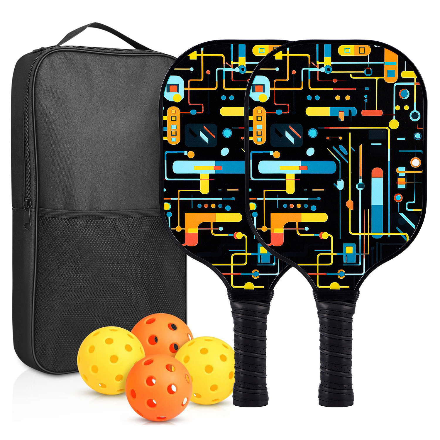 Picture of Glass fiber Yiwu pick racket set outdoor sports pick racket a generation of Pickleball Paddles