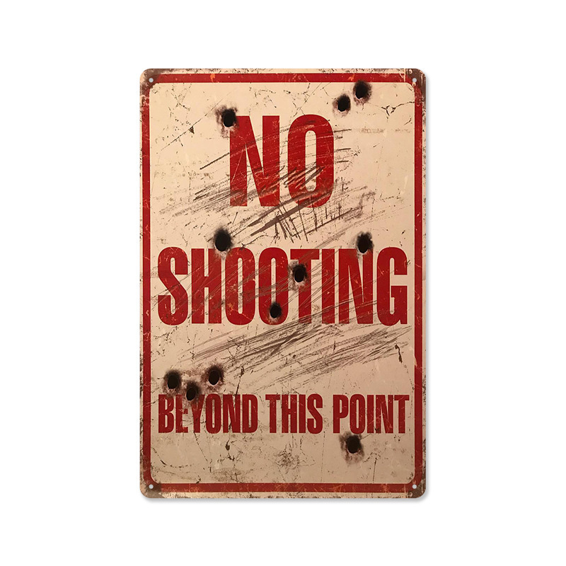 Picture of Cross-Border Hot-Selling Retro Warning Signs No Smoking American Iron Paintings Art Home Posters Decorative Paintings
