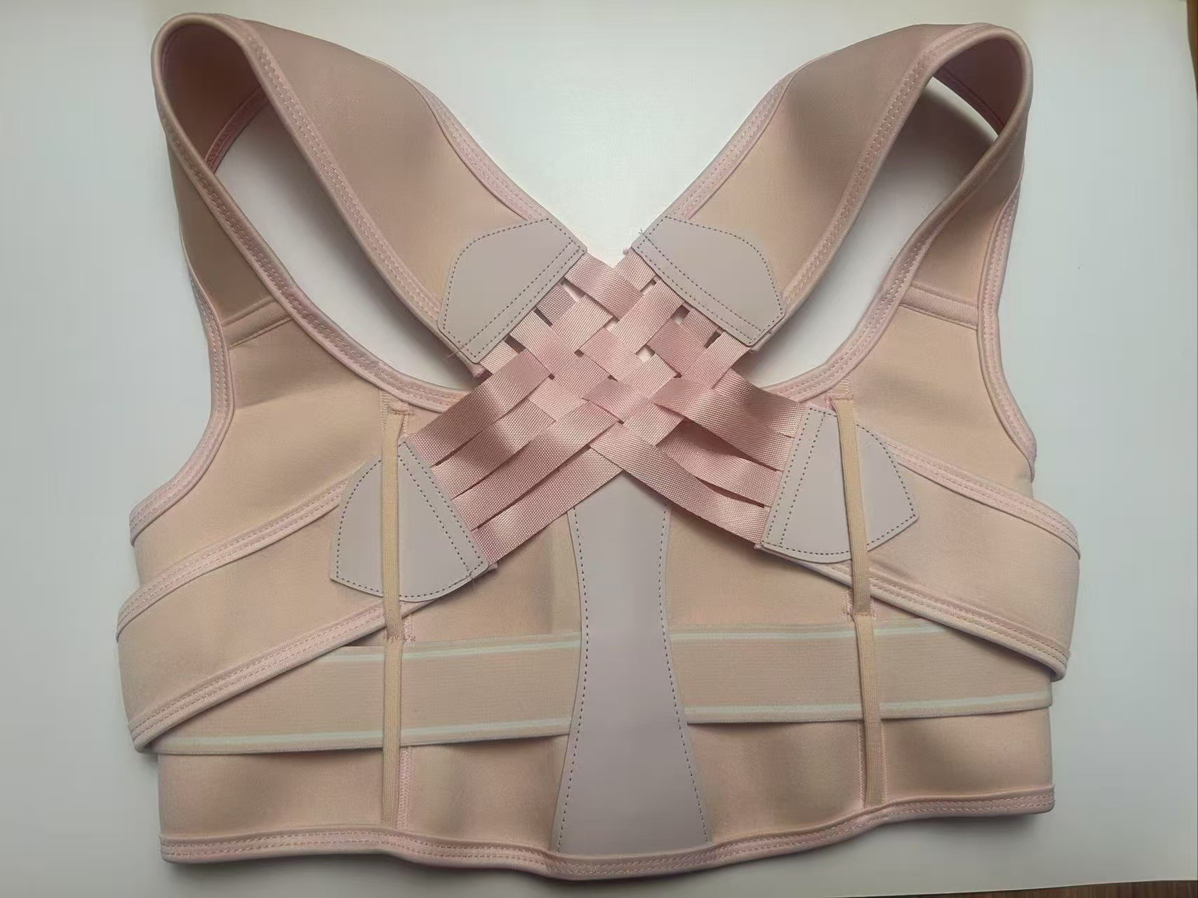 Picture of Body orthosis orthosis orthosis supplies for students adult men and women invisible back correction open shoulder artifact hunchback orthosis belt