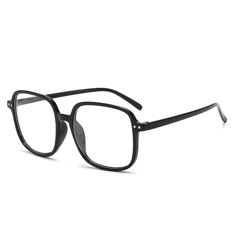 Picture of Large-frame Widened Black-frame Glasses Women's Myopia Can be Equippated with Preference for Plain Face Artifact Large-frame Fat Face Eye Frame Men and Women's Slimming