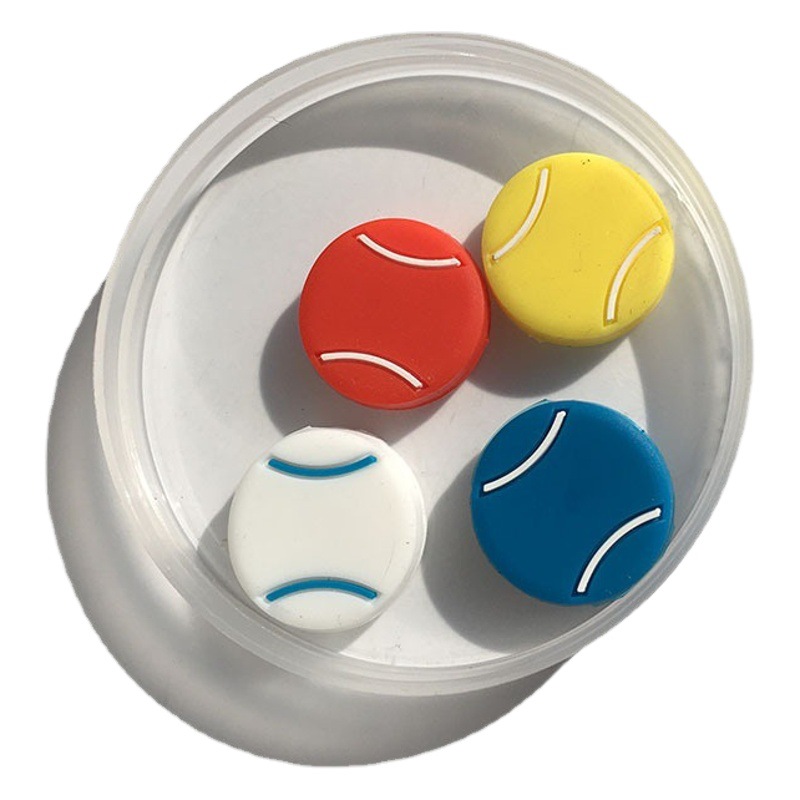 Flat tennis spot racket shock absorber tennis racket shock absorber silicone personality shock absorber