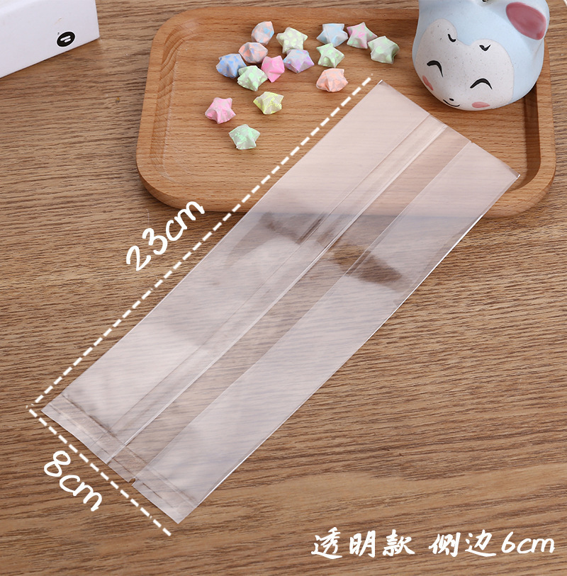 Picture of Thick translucent frosted large machine-sealed biscuit cranberry cookie moon cake bag 50 packing bags