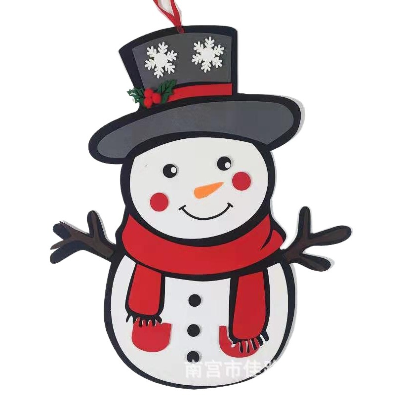 Factory Direct supply felt Christmas tree Christmas gift Christmas gift size Children DIY Christmas snowman