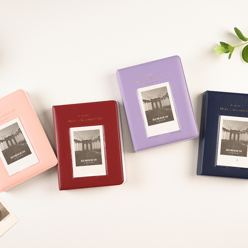 Picture of Wholesale supply of good life Series 3 inch photo album Polaroid photo album mini photo album waffle inside pages