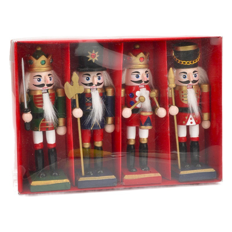 12.5cm Classic Color Nutcracker Set SB58524-12 Christmas Tree Pendant Christmas Party