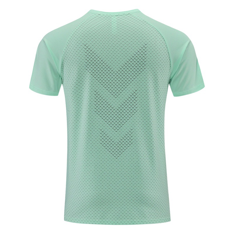 Sports Round Neck Loose Short-Sleeved Tops for Men, Casual Breathable Sweat-Wicking Basketball Training Clothes, Running Quick-Drying Short-Sleeved Clothes