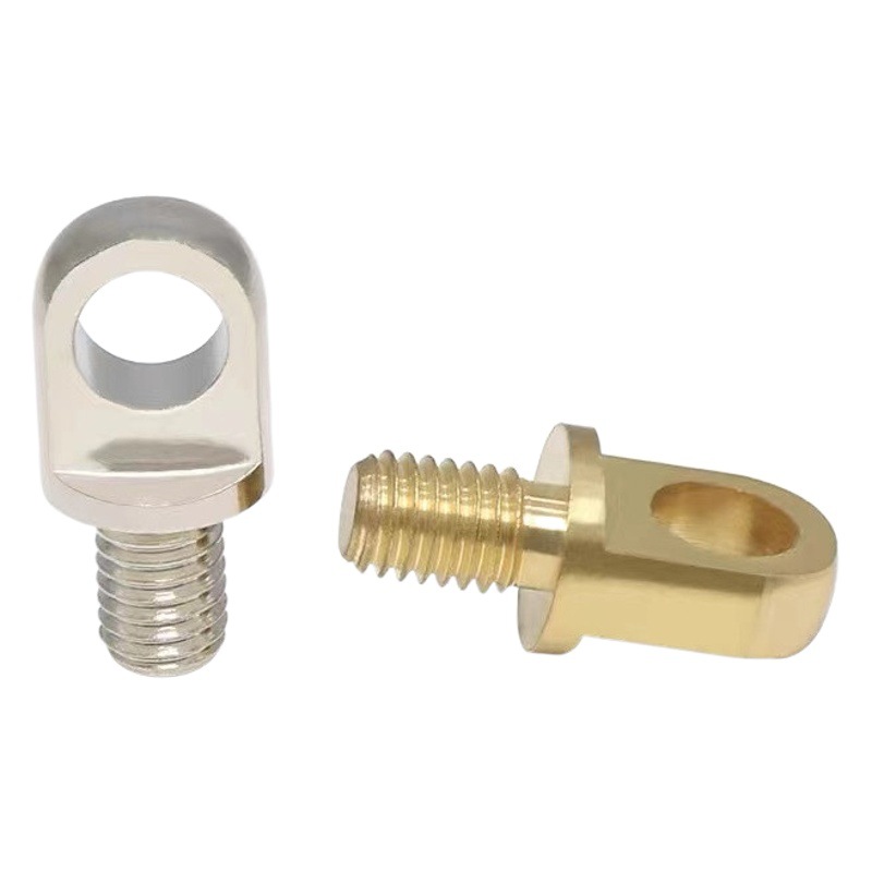 Copper screw copper hanging lug lamp belt fixing buckle plant lamp screw brass column copper hook hardware accessories