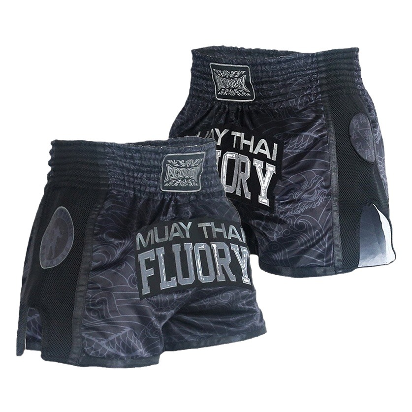 Fitness sports pants Muay Thai shorts professional boxing Sanda suit training competition fighting shorts men and women