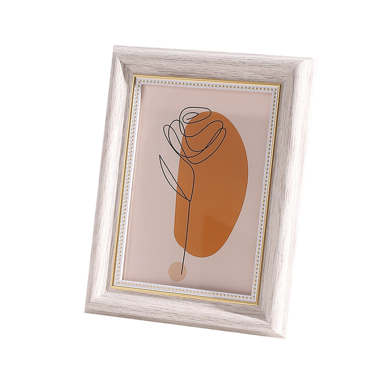 Picture of Creative American Retro Photo Frame Table 6 Inches 7 Inches 8inch 10inch Wedding Photo Frame Wall Hanging Picture Frame Empty Frame Mounting