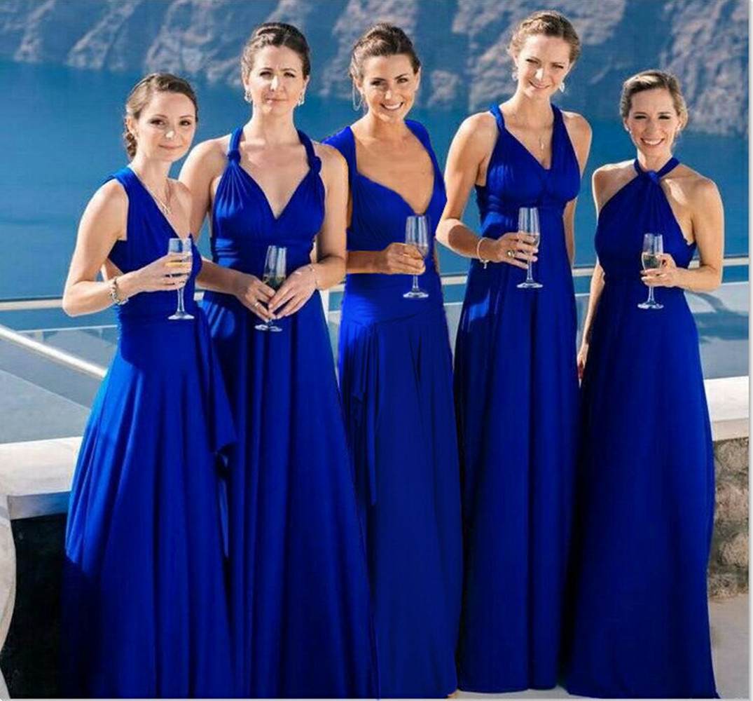 Picture of French Retro High-end Sense Small Multi-wear Strap Large Swing dress Backless Sexy Bridesmaid Dress for Women