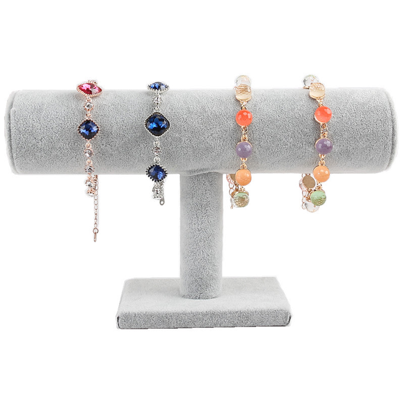 Picture of Danyuan wholesale T-type single-layer bracelet bracelet watch bracelet text play Display storage jewelry rack promotional specials