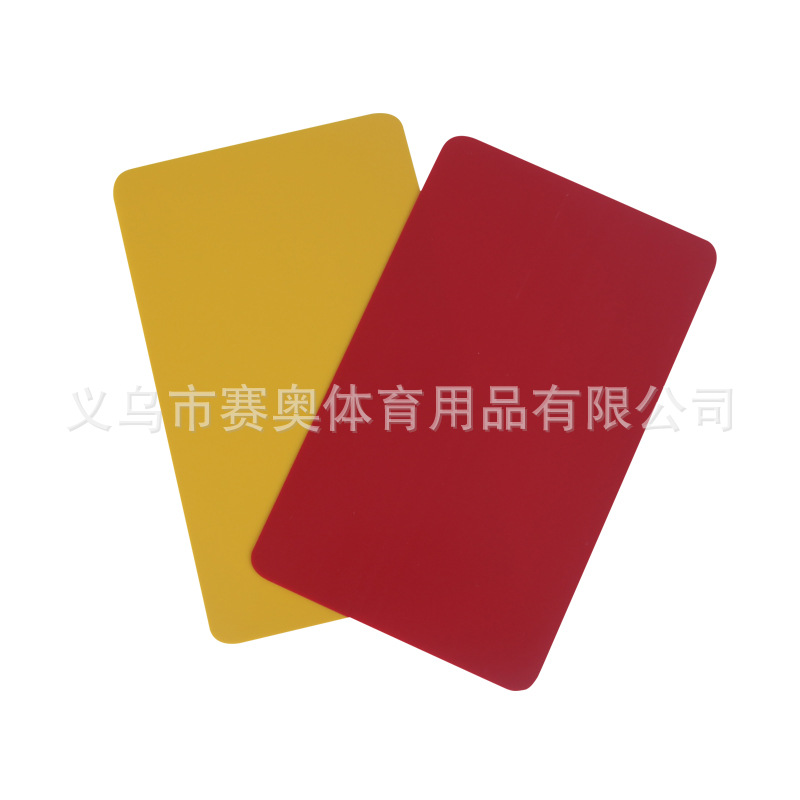 Picture of Manufacturer Wholesale Football Red and Yellow Cards Football Referee Equipment Football Referee Red Cards Yellow Cards with Pen and Notebooks