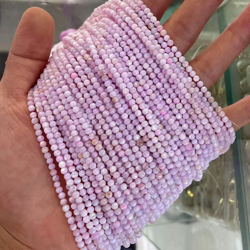 Picture of 3mm Natural Freshwater Shell Beads Round Beads Colorful DIY Jewelry Accessories Hairpin Shell Beads Bracelet Necklace Clavicle Chain Beads
