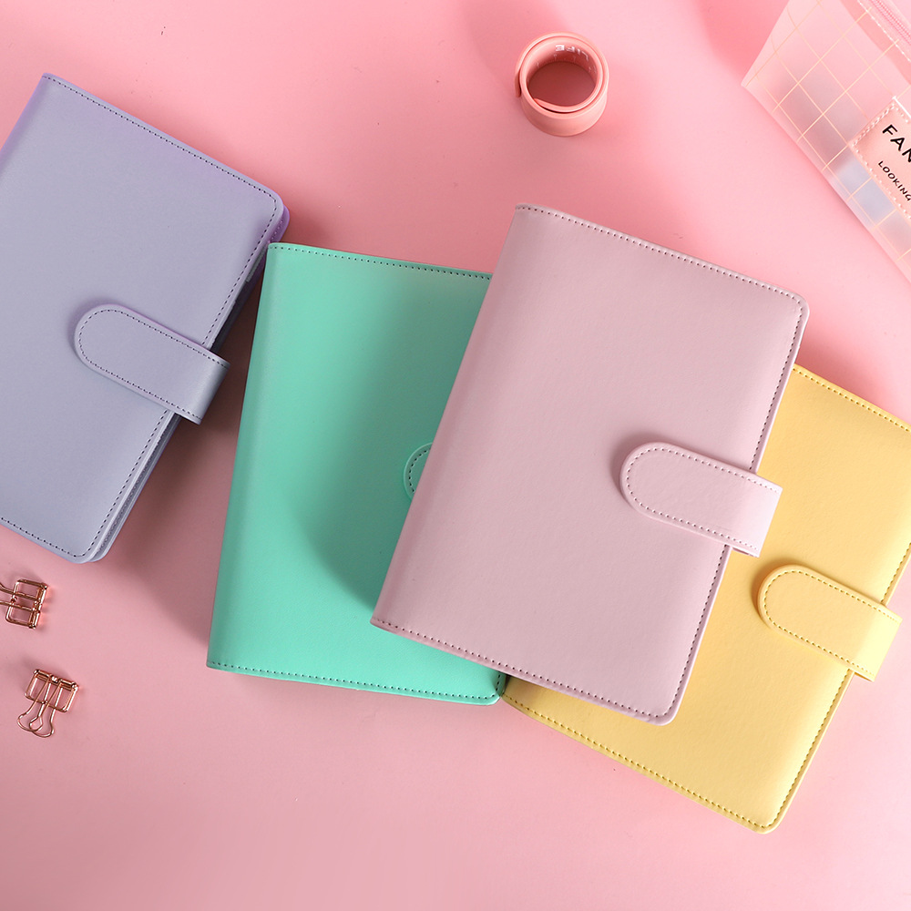 Picture of South Korea Creative Hand Book Macaron Notepad Loose-leaf Small Fresh Notebook Hand Book A5A6