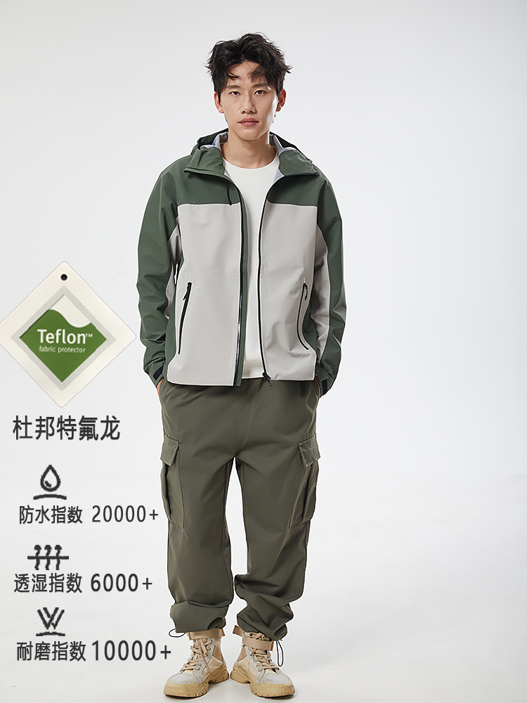 Lightweight Waterproof Jacket Men's GBT32614 Hard Shell Jacket Women's Hiking Windproof Shell Thin Jacket