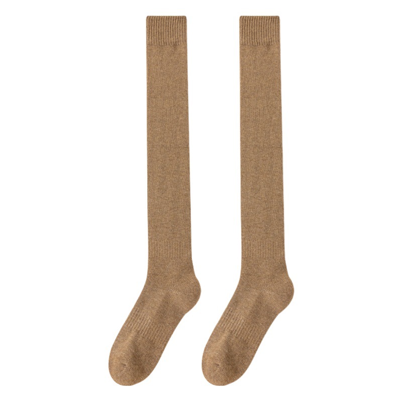 S2036 over-the-knee socks women's autumn and winter Japanese jk high calf stockings thickened Terry warm stockings women's fashion