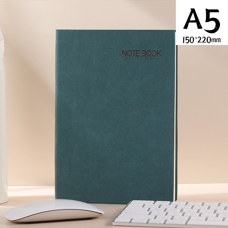 Picture of High-Looking A5 Notebook Imitation Leather Hand Ledger Thickeneded Conference B5 Simple Business Notepad Custom Logo