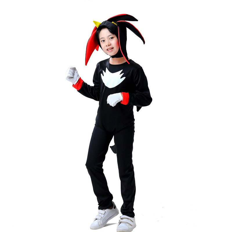 Picture of Halloween Sonic Costume Children's Cosplay Cospla Super Sonic Mouse Costume Hedgehog Sonic Kid Clothes